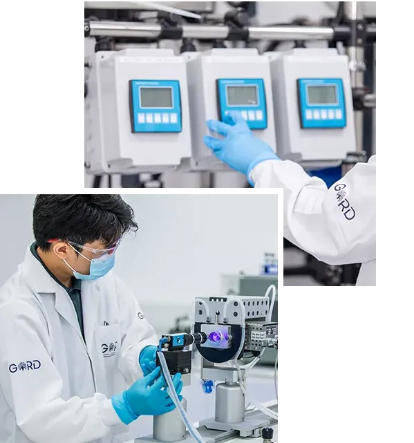 GORD Institute researchers in labs
