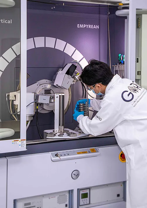 GORD Institute researcher in lab