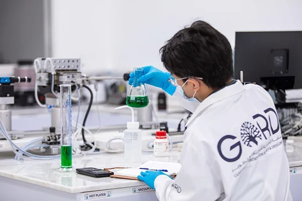 GORD Institute researcher in lab