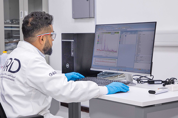 GORD Institute researcher in lab